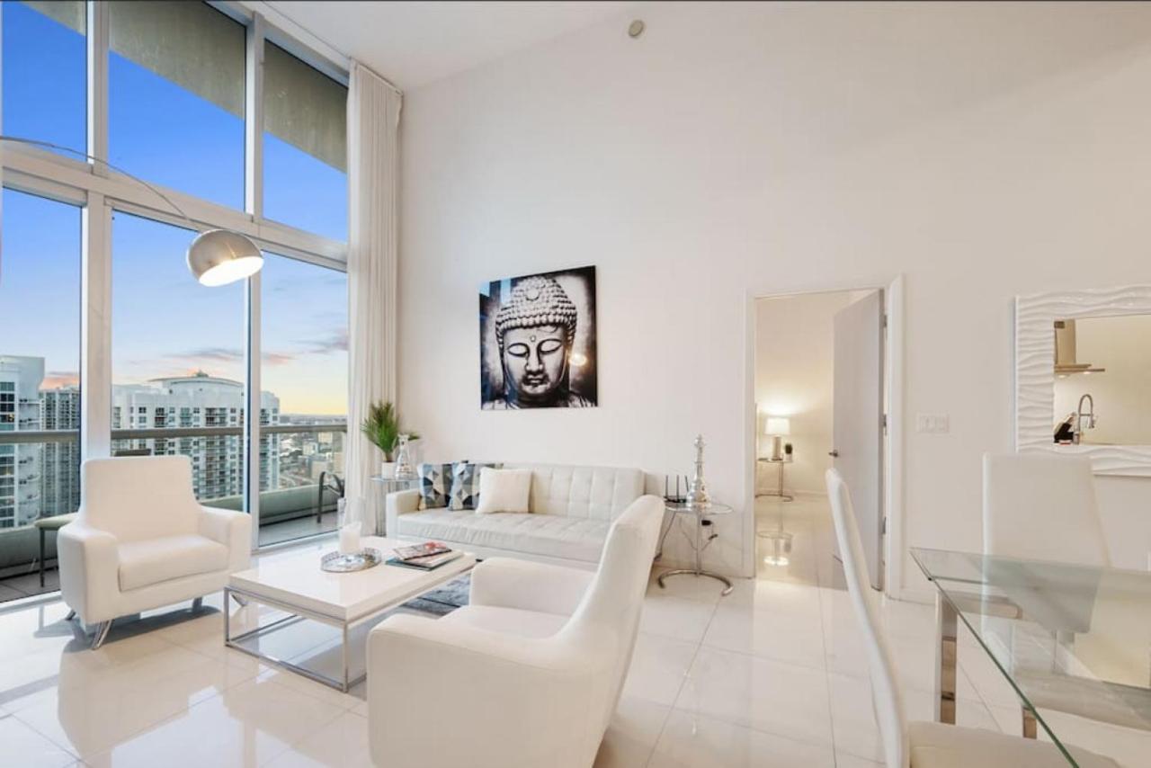 Beautiful One Bedroom Condo 16Ft Ceilings At The W Miami Eksteriør bilde